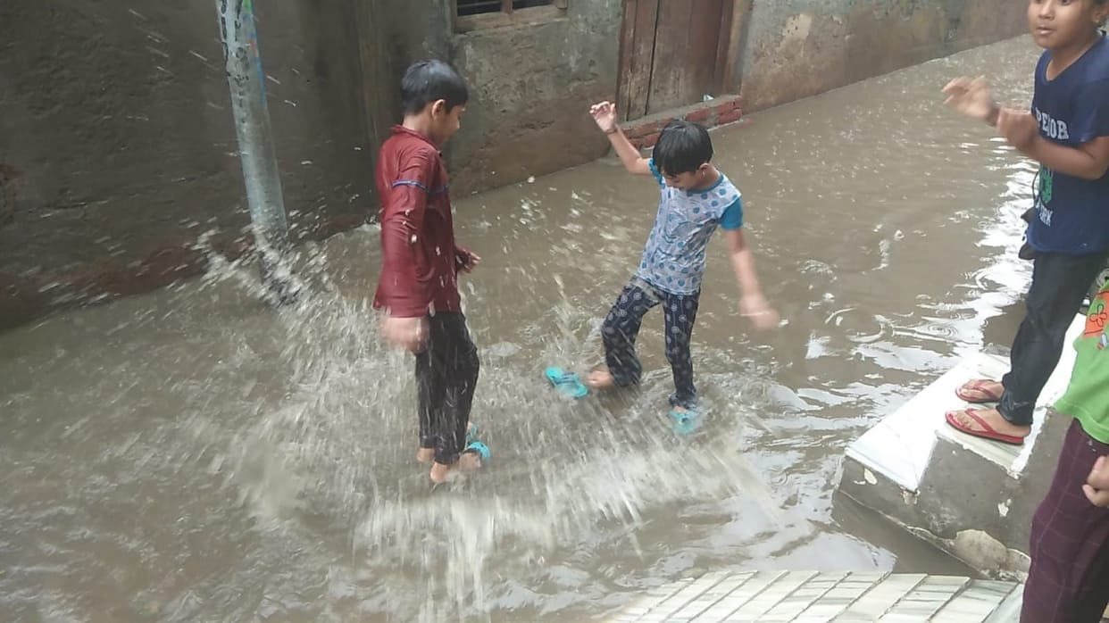 83 mm of rain brought relief from the heat, increased disaster due to waterlogging
