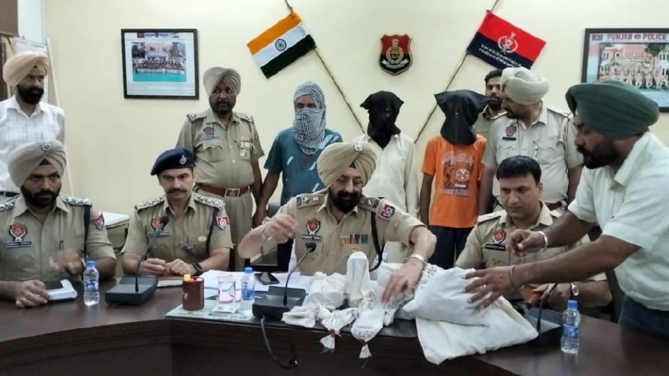 Sangrur Police arrested three people for writing separatist slogans on walls of religious places