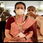 कांग्रेस अध्यक्ष सोनिया गांधी के साथ राहुल गांधी