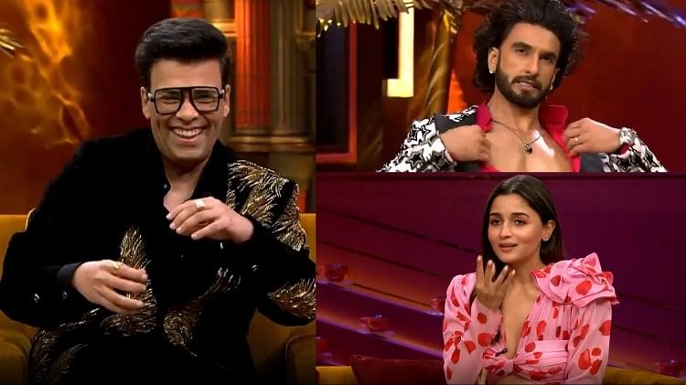 Koffee With Karan 7क्या उर्फी जावेद को पसंद करते हैं रणवीर सिंह करण जौहर के मजाक उड़ाने पर 0061