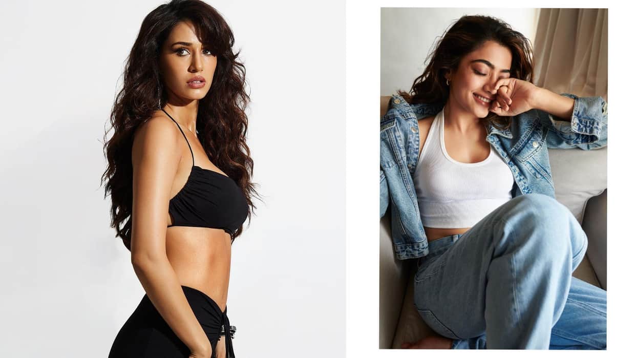 disha patani bold look in black outfit and Rashmika Mandanna latest beautiful pics today celebrity update in 10 pictures