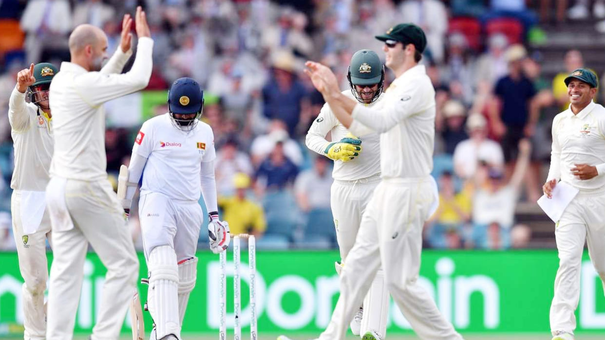 AUS vs SL: Australia beat Sri Lanka by 10 wickets in the first test, the target of five runs was met