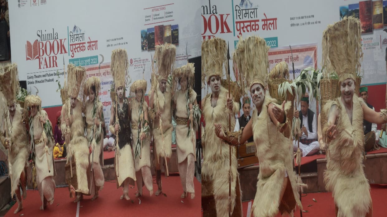 Bhadaltu folk dance of Sirmaur mesmerized audience at shimla, presentedin sheep's skin