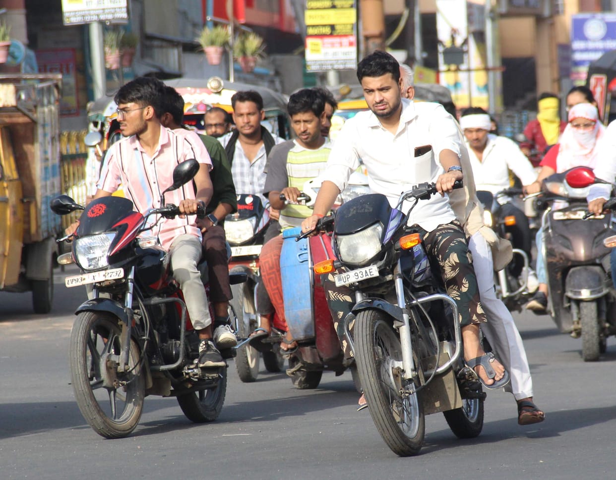 40 thousand people broke traffic rules in Jhansi within one and a half year