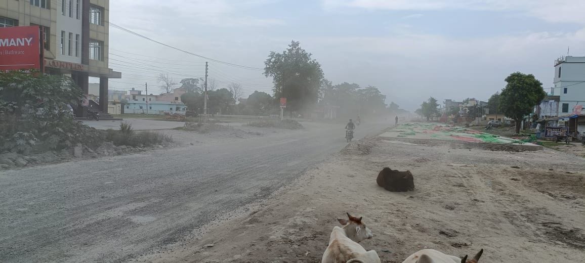 Rudrapur to Kathgodam Fourlane Highway work incomplete