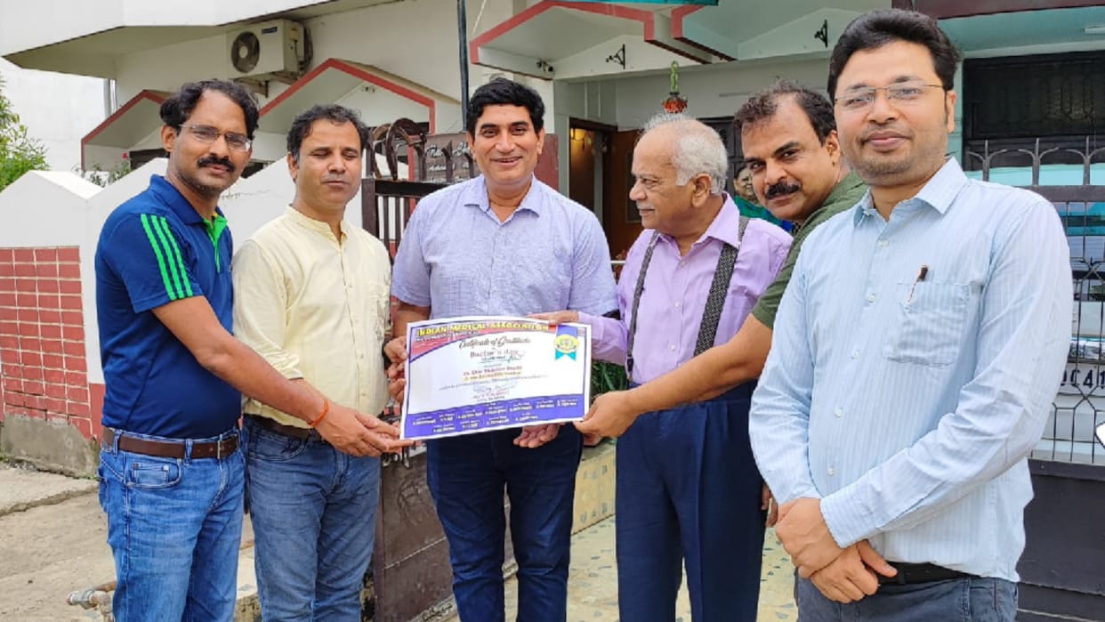 IMA encouraged senior doctors by honoring them on Doctors Day