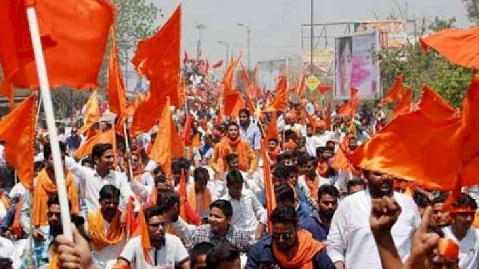 Hindu organisations recite Hanuman Chalisa in Jaipur on July 3 protest against Kanhaiyalals killing internet shut down