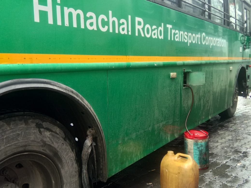 Diesel runs out in buses, local-long distance routes fail in Jogindernagar