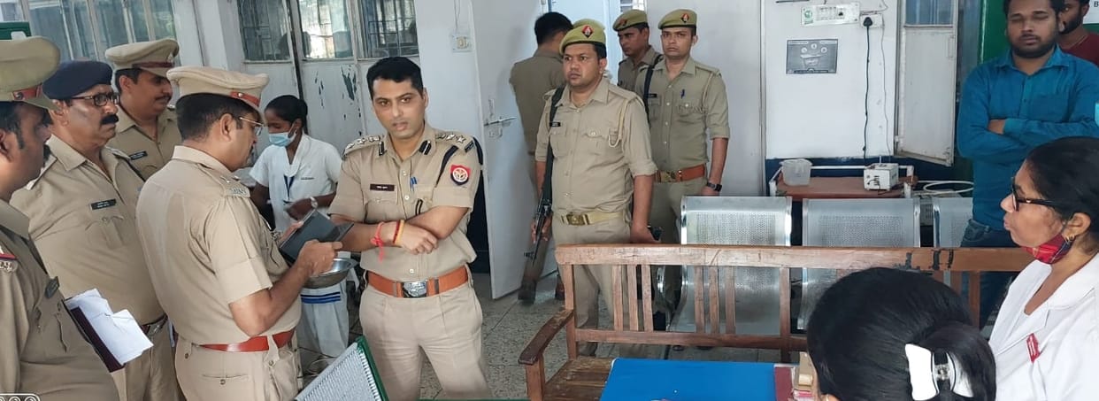 Mental patient fled from district hospital, noise of prisoner escaping from custody