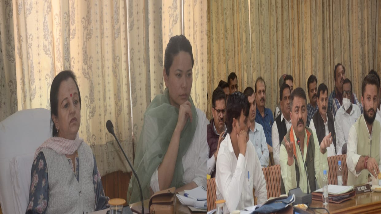Uproar over stalled works in the quarterly meeting of Shimla Zilla Parishad