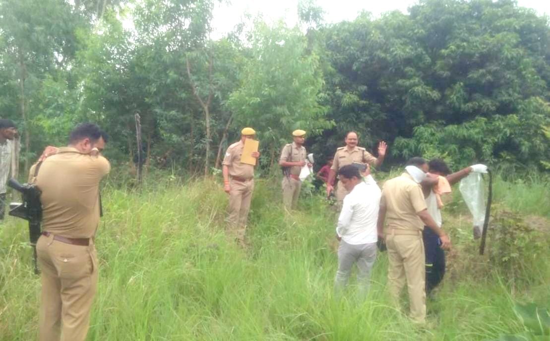 Missing woman and lover's body found in forest in Unnao, fear of chemical being poured, police waiting for post-mortem report