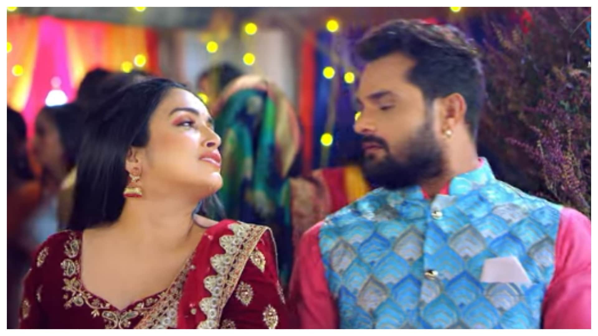 bhojpuri actor Khesari Lal Yadav and Amrapali Dubey Movie Doli Saja Ke Rakhna Trailer Out See Video Here News in Hindi