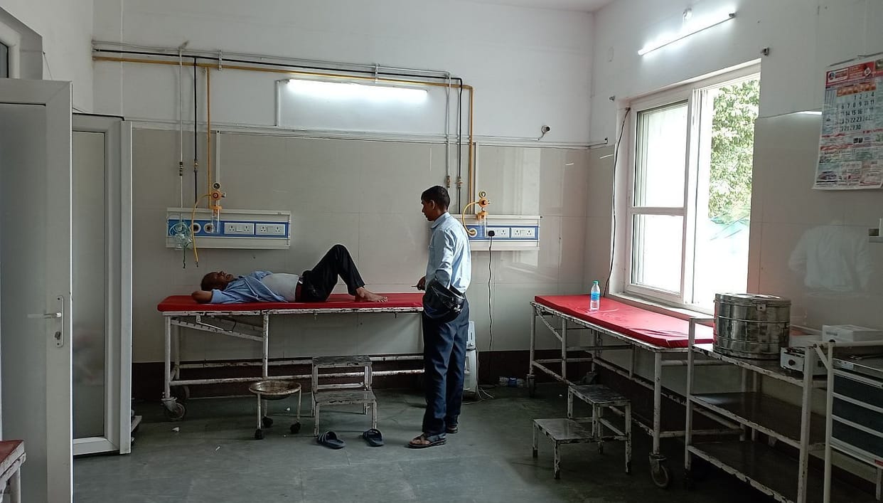 no trauma center in district headquarter's hospitals