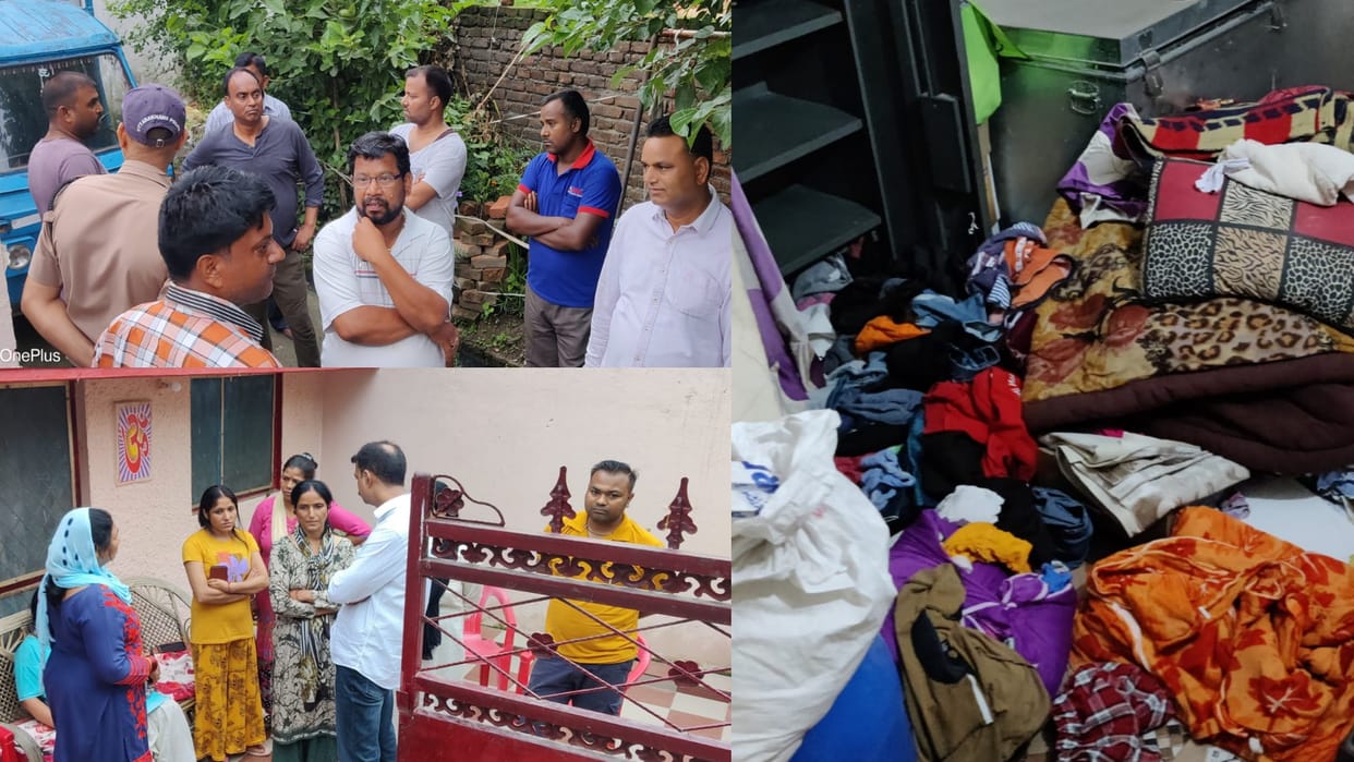 Crime in Dehradun, Robbery in three houses in the city, miscreants looted the house by locking women in room