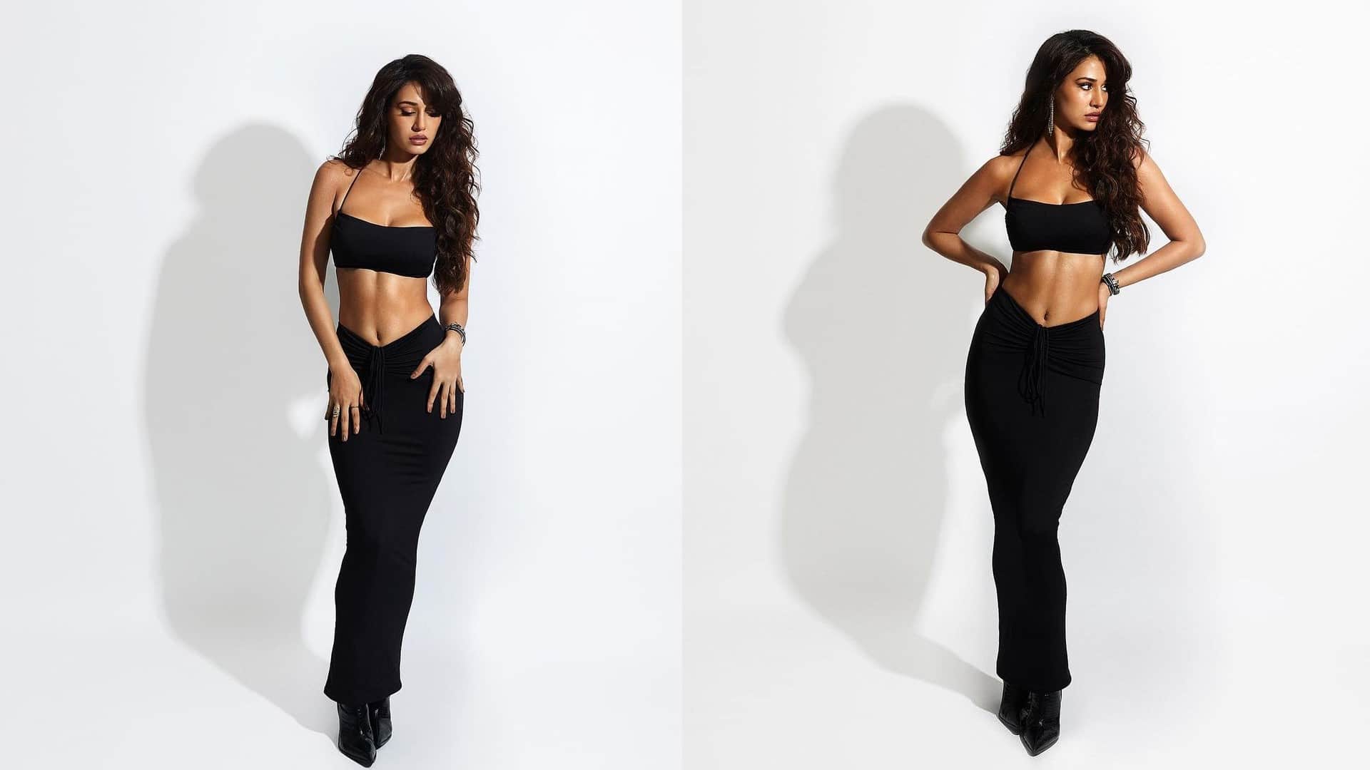 disha patani bold look in black outfit and Rashmika Mandanna latest beautiful pics today celebrity update in 10 pictures