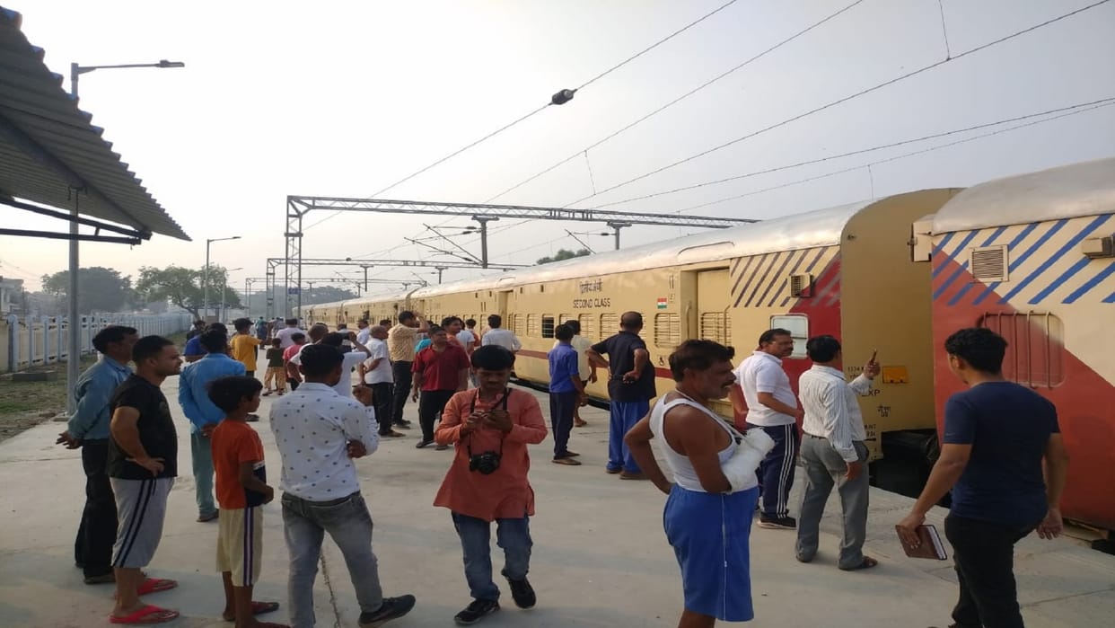 Indain Railways train from Shahjahanpur to Pilibhit ran after four years