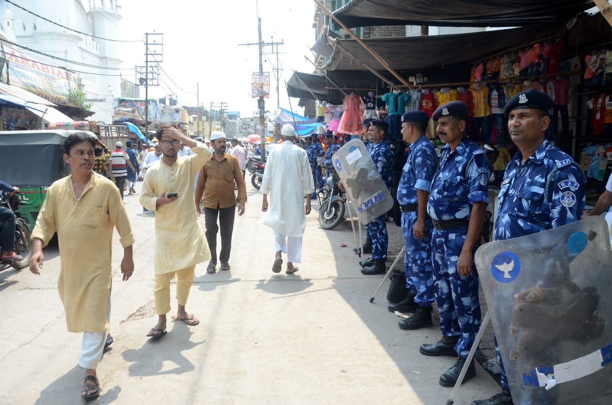 juma's Namaz offered in tight security