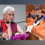 LG Manoj sinha meets JKAS Candidates