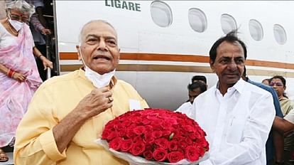 Presidential election: KCR himself received Yashwant Sinha, sent a minister for PM Modi, political meaning of breaking protocol three times in last three months