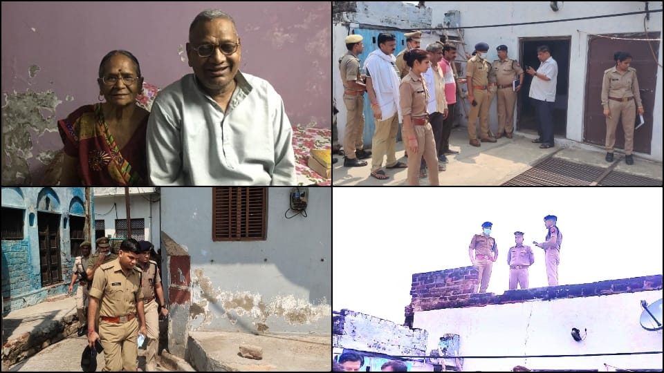 Agra Double Murder miscreants ran away the main door after killing husband and wife