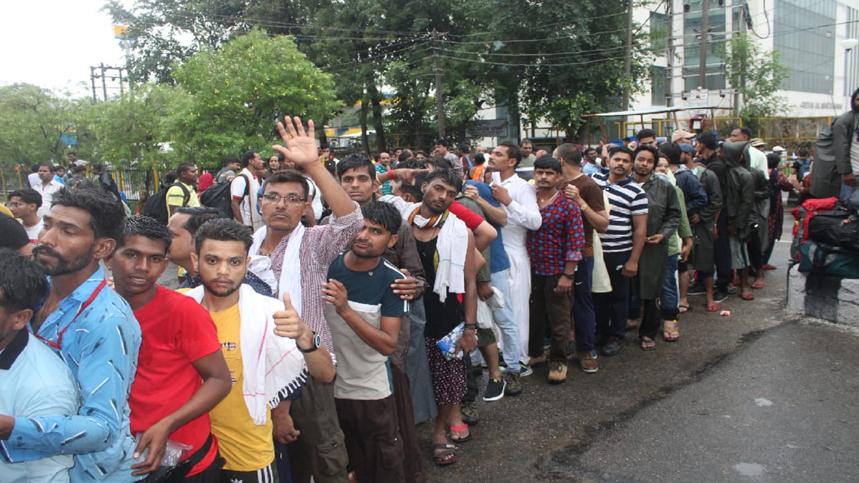 Amarnath Yatra 2022: Devotees gathering in Jammu for registration even in rain