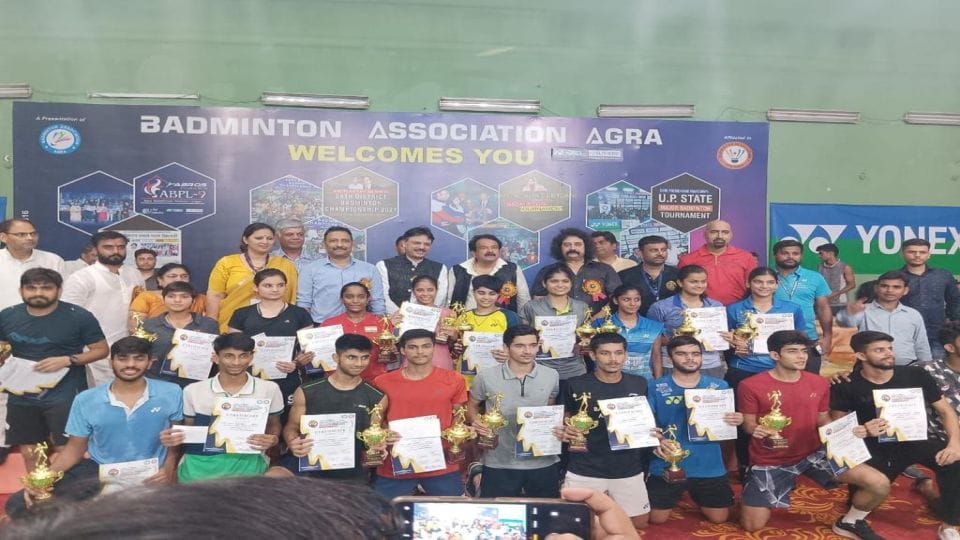 Vijay Sharma Memorial UP East Zone Selection Badminton Tournament in Agra