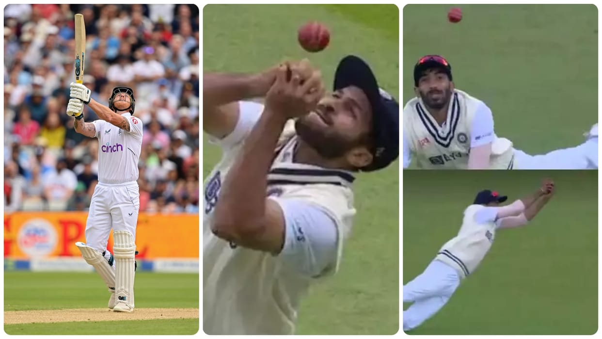 IND vs ENG Video Ben Stokes two catches missed then Jasprit Bumrah took a surprising catch Shardul tahkur took revenge watch