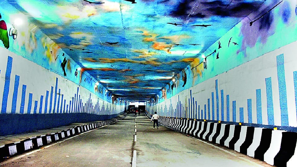 benito juarez underpass is the best example of engineering saving of 2181 liters of fuel annually