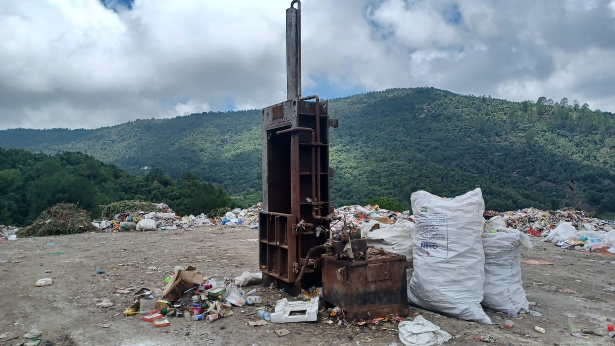 The compactor machine bought eight years ago got damaged without running