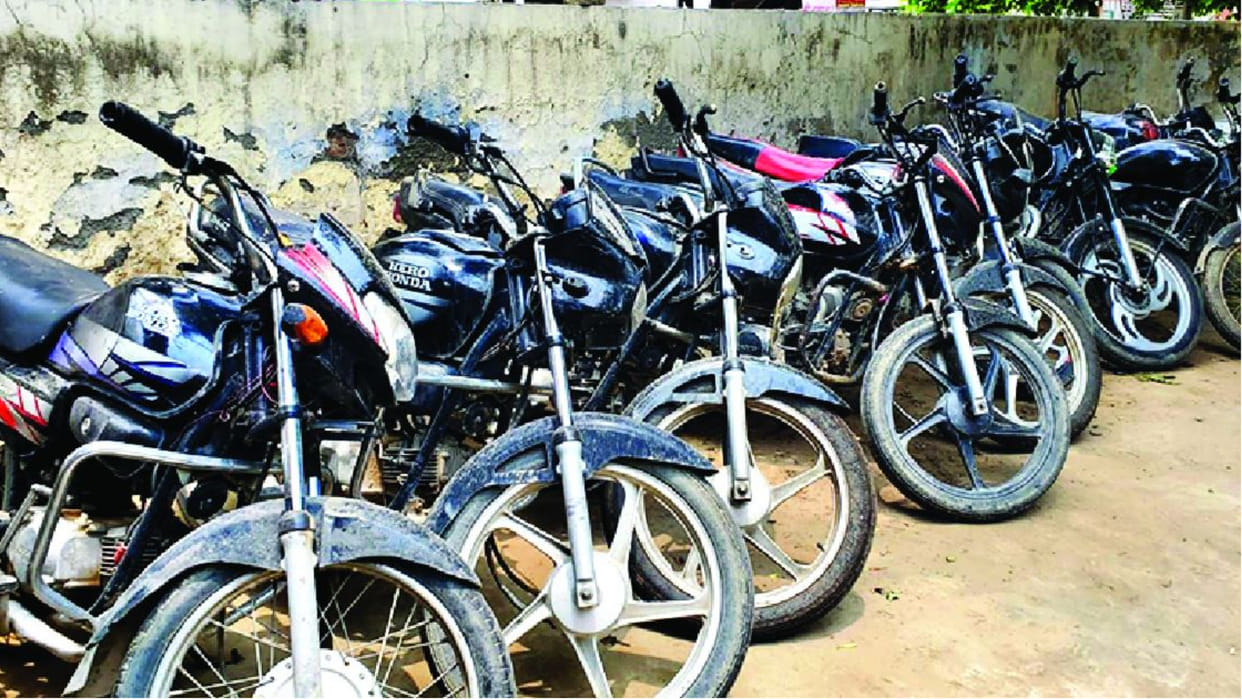 Intoxication addiction made two friends bike thieves in Hisar