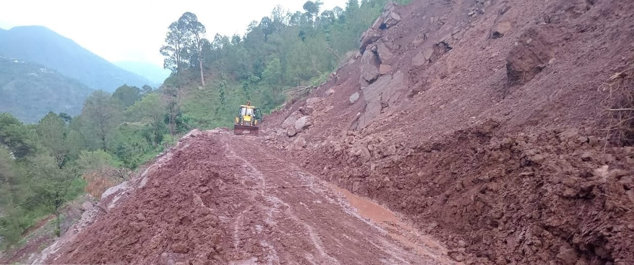 Traffic will be restored on Malhar road soon