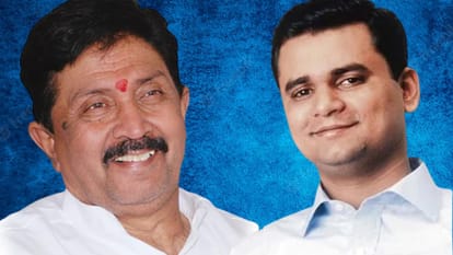 राहुल  नार्वेकर और उनके ससुर रामराजे निंबालकर