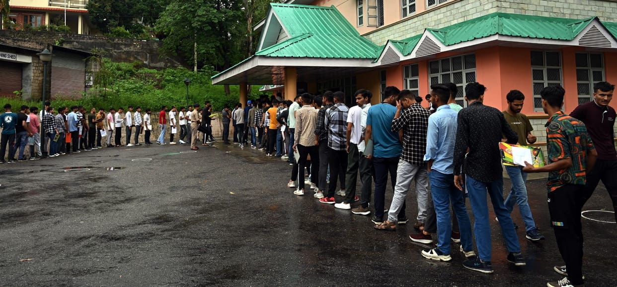 Police constable exam: Shoes, bracelet and Molly worn in hand were also opened