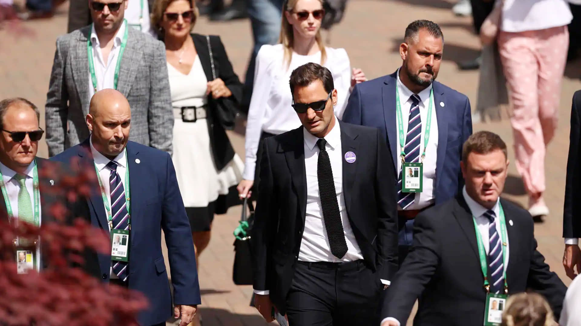 Wimbledon 2022: Eight time Wimbledon champion Roger Federer reached Center Court, became a part of this special occasion