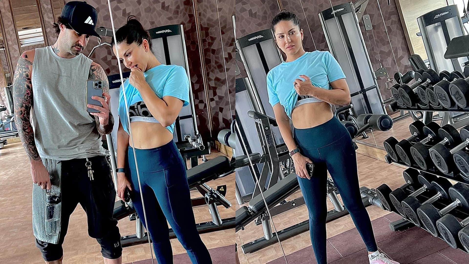 bhumi pednekar latest photos in bold look sunny leone set fitness goals today celebrity update in 10 pictures