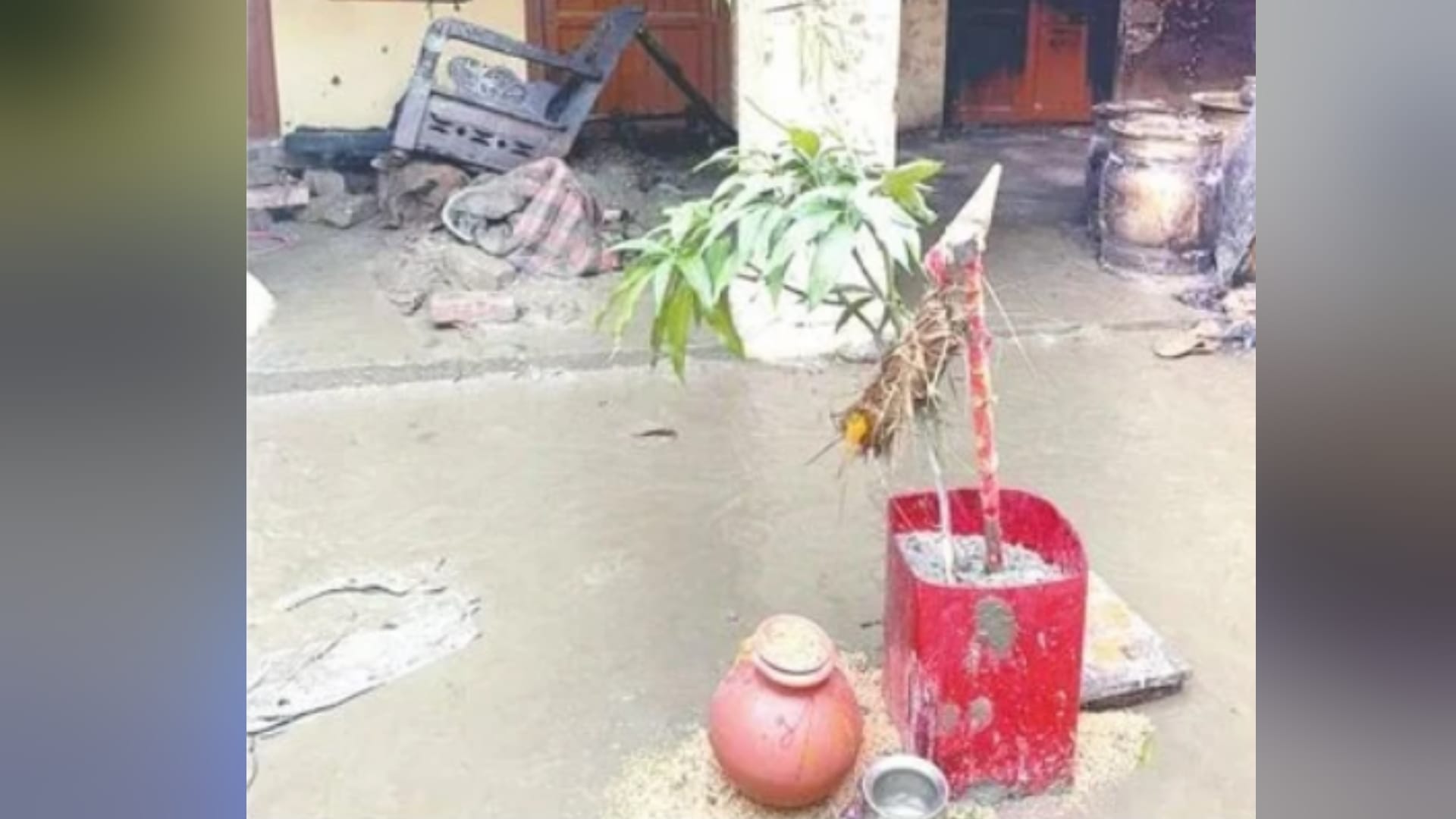 Shahjahanpur Fire Weeds at Priyanka wedding There was mourning due to the fire in the cylinder