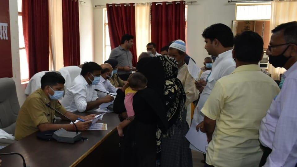 villager complainant to the DM about the poor road in tehsil divas agra