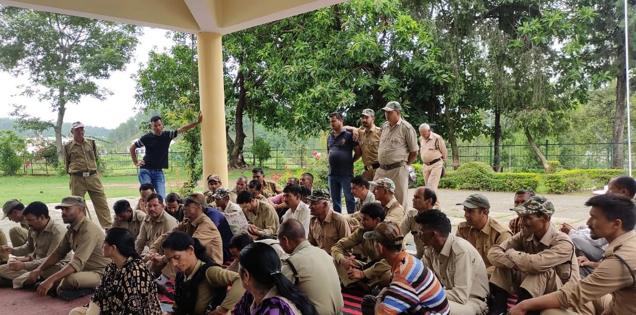 Protest Over Salary Hike