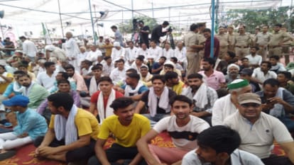 RLD panchayat: Choudhary Jayant Singh adress in Shahpur Muzaffarnagar today in protest against Agneepath