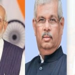 पीएम मोदी, राष्ट्रपति कोविंद व सीएम जयराम।