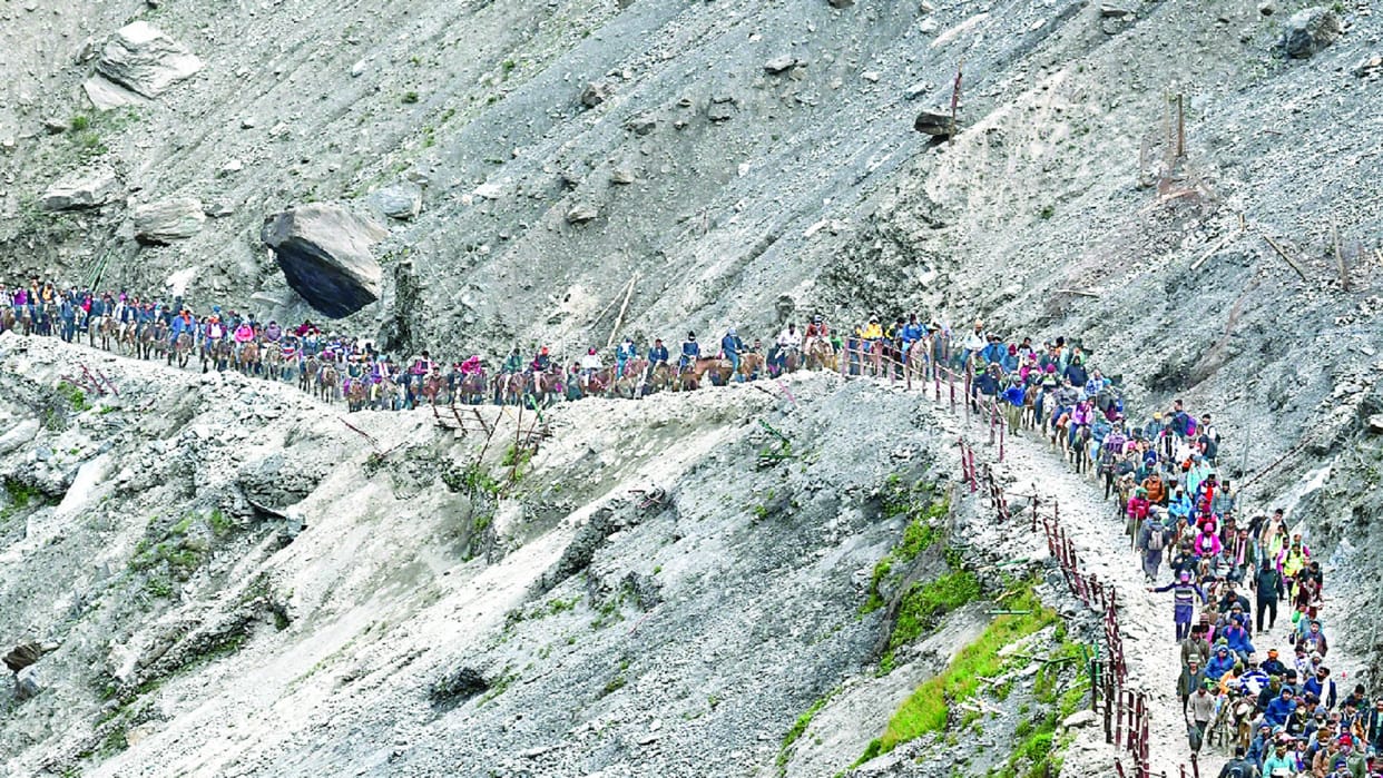 Amarnath Yatra 2022: forty thousand devotees have visited Baba Barfani