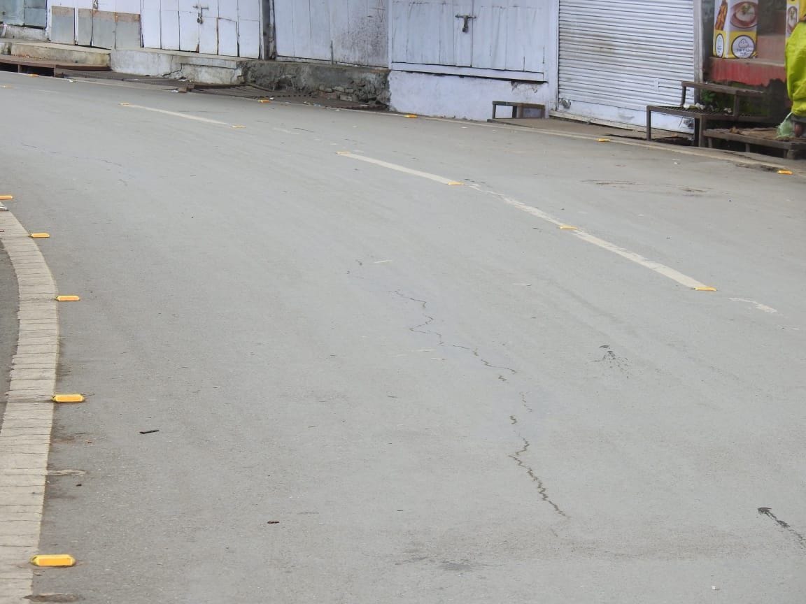 After four years, the collapse in the Lower Mall Road started appearing again