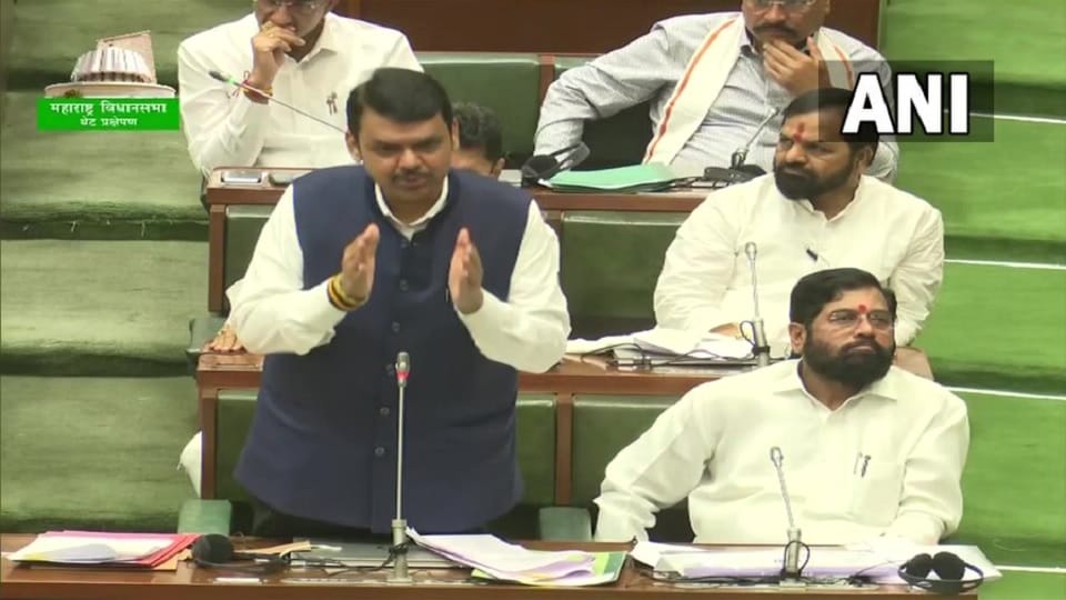 Floor Test: Yes, there is ED ki Sarkar in Maharashtra, Fadnavis explained to opposition
