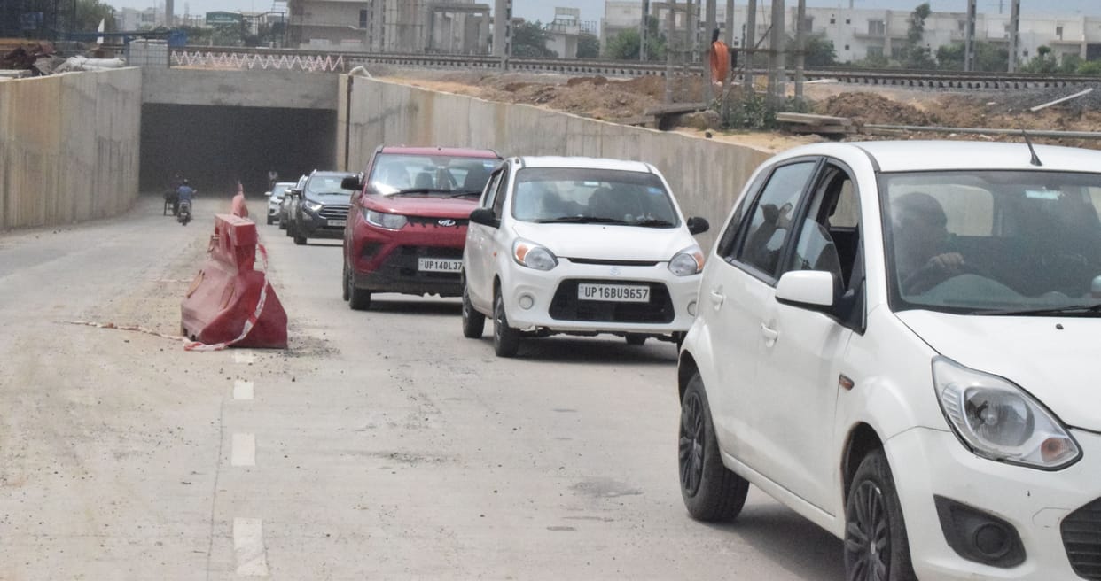 How long did you wait, opened the underpass itself