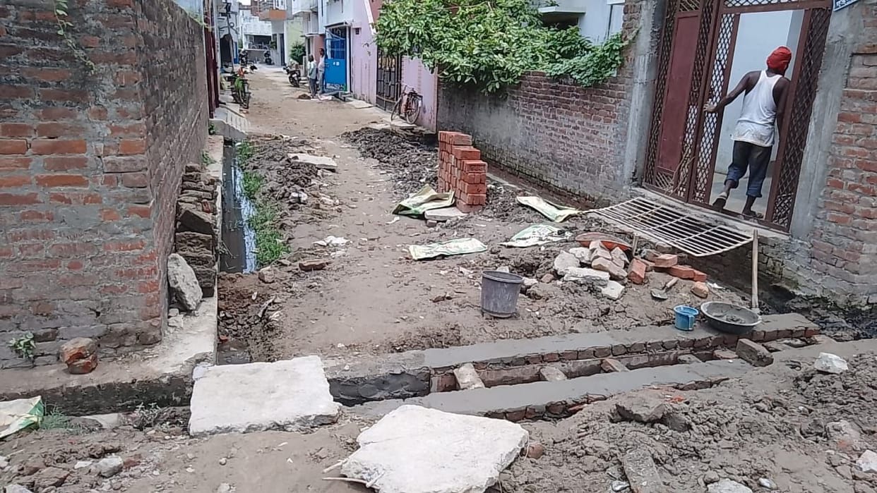 When the matter was not heard, the drain was made by raising donations