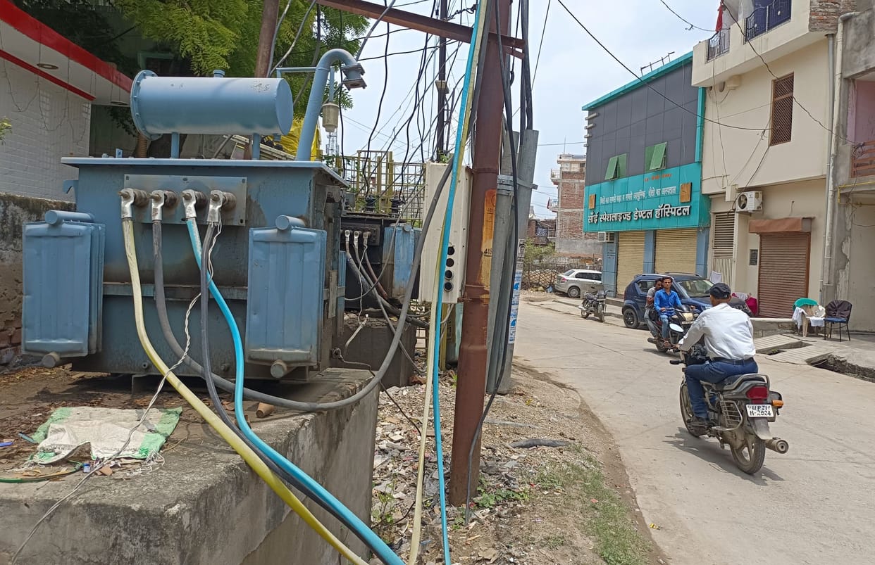 The electricity department is playing with people's lives by keeping the transformer in the open
