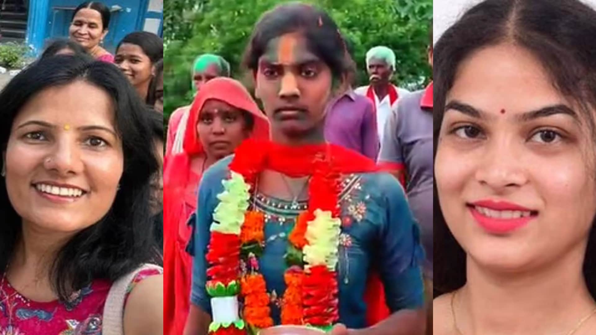 मध्य प्रदेश की युवा महिला सरपंच।