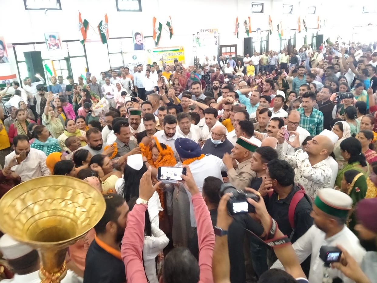 Congress demonstrated strength in Palampur on the pretext of INTUC