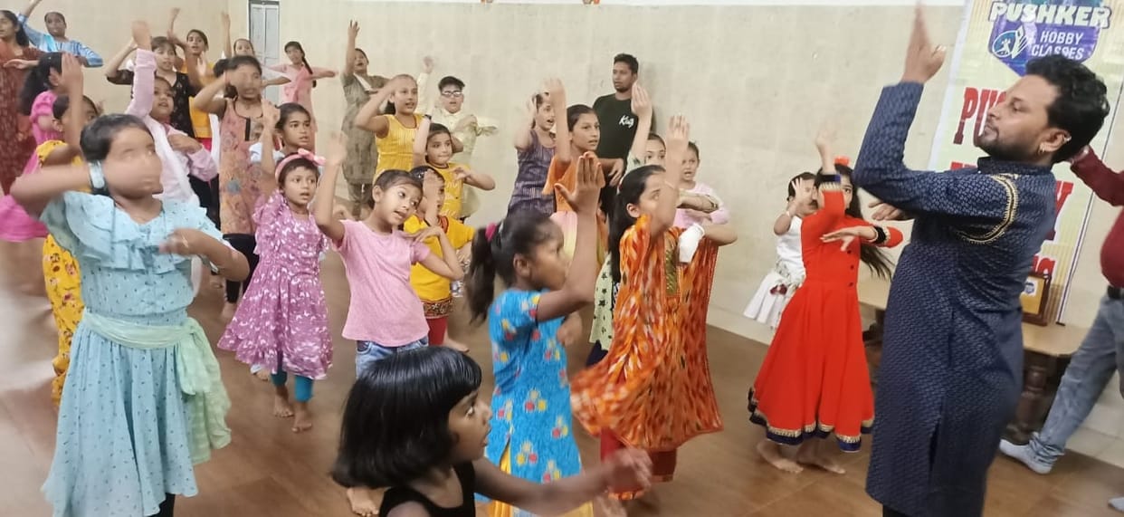 Child artistes learned the nuances of Kathak