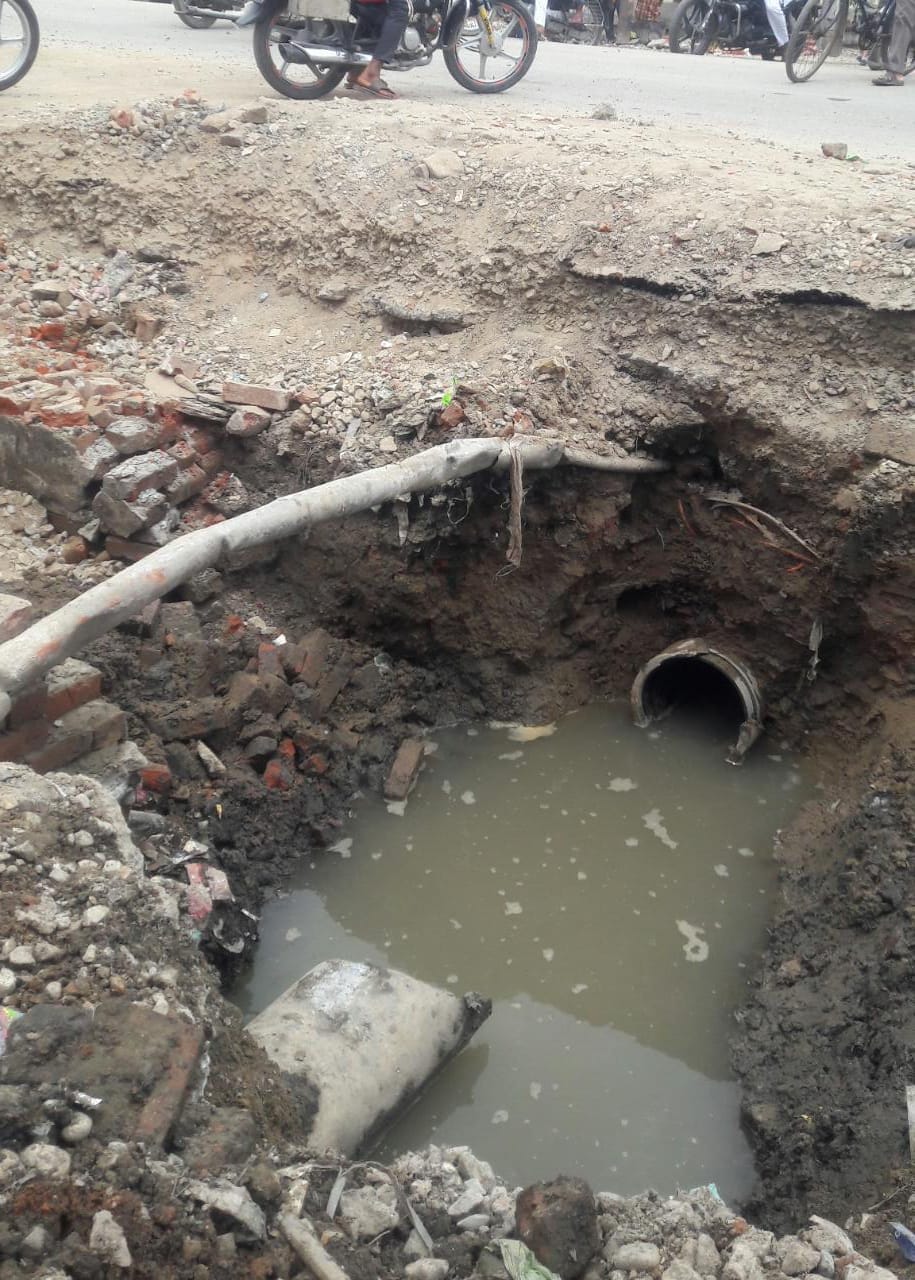 There was an outcry for drinking water due to the breakdown of the pipeline